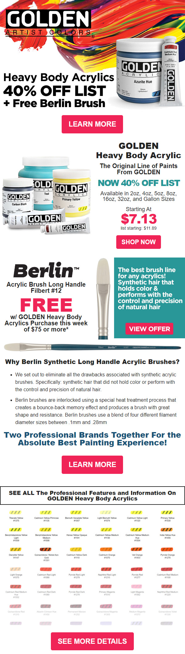 Golden free brush email Feb 2023