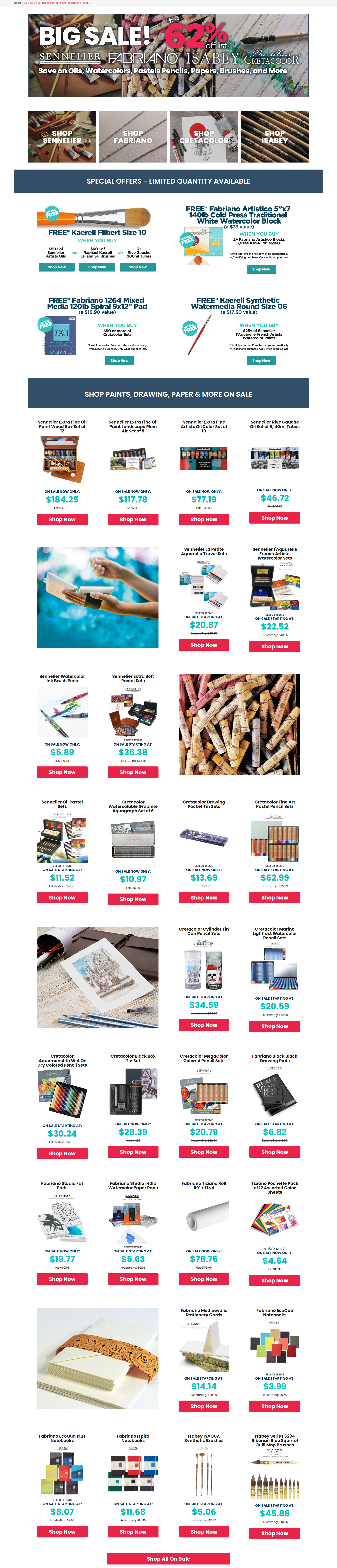 Savoir-Faire 2022 holiday sale landing page