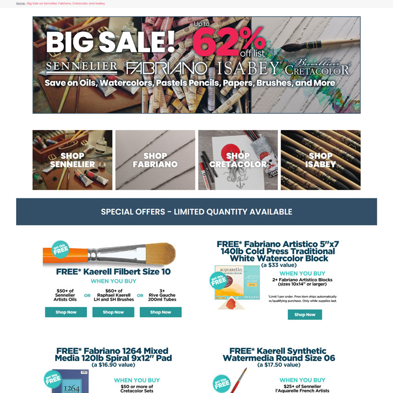 Savoir Faire Sale page holiday 2022